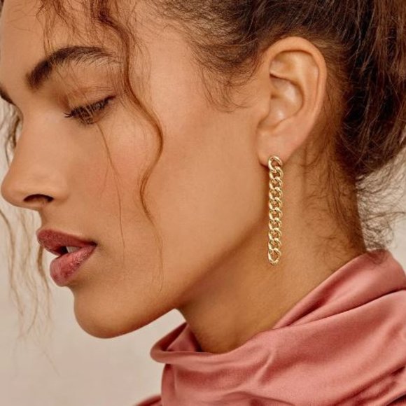 Gorjana Jewelry - Gorjana Lou Link Drop Earrings
